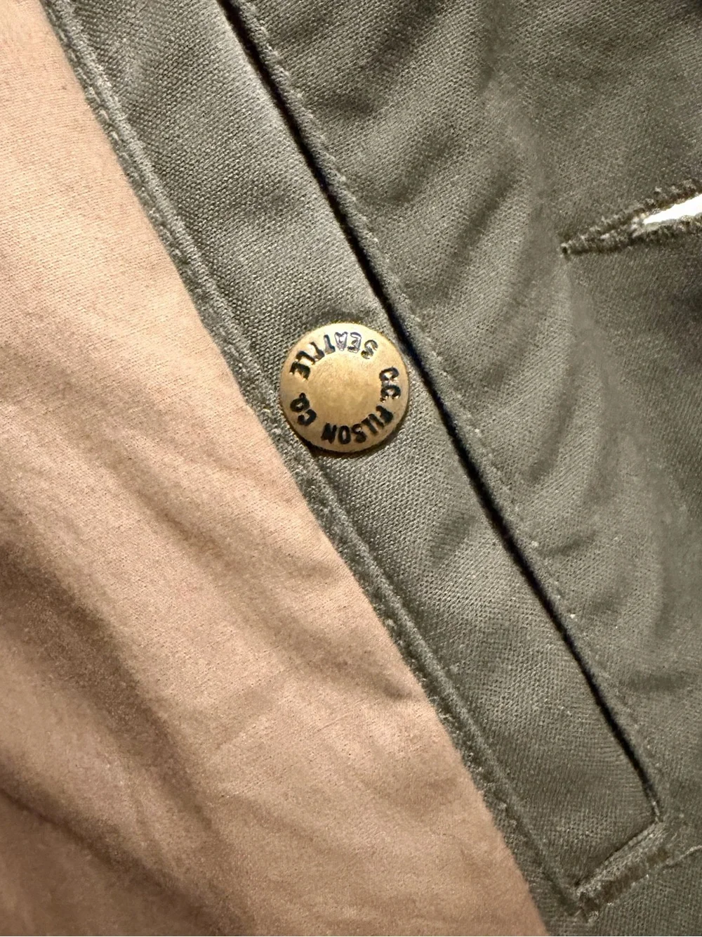 Filson Tin Cloth Field Jacket 466 Size XL